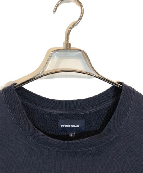 DESCENDANT（ディセンダント）DESCENDANT (ディセンダント) クルーネックスウェット ネイビー サイズ:SIZE 2の古着・服飾アイテム