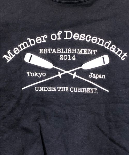DESCENDANT（ディセンダント）DESCENDANT (ディセンダント) クルーネックスウェット ネイビー サイズ:SIZE 2の古着・服飾アイテム