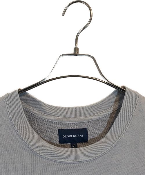 DESCENDANT（ディセンダント）DESCENDANT (ディセンダント) クルーネックスウェット グレー サイズ:SIZE 2の古着・服飾アイテム