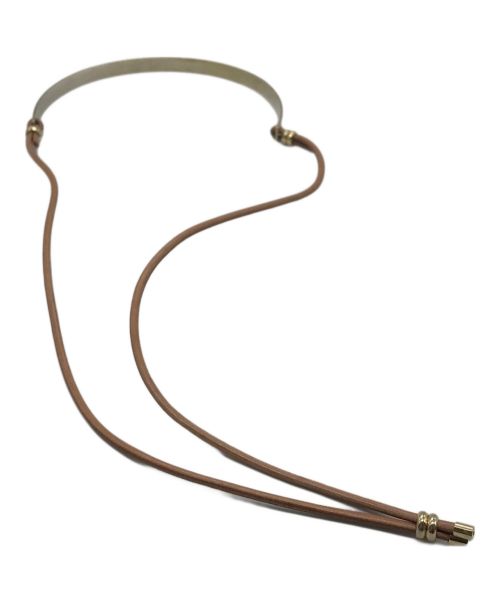 SYKIA（シキア）SYKIA (シキア) Leather Pectoral Choker ゴールド サイズ:下記参照の古着・服飾アイテム