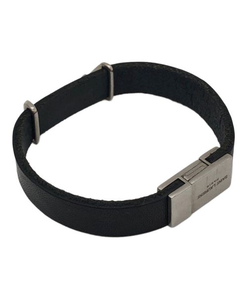 Saint Laurent Paris（サンローランパリ）Saint Laurent Paris (サンローランパリ) オピウムブレスレット ブラックの古着・服飾アイテム