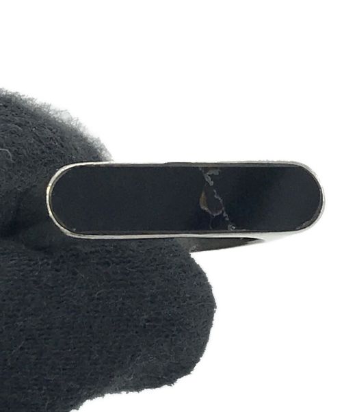 h'eres（ヒアーズ）h'eres (ヒアーズ) リング シルバー×ブラック サイズ:下記参照の古着・服飾アイテム