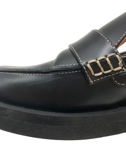 GANNI（ガニー）GANNI (ガニー) ビジューローファー ブラック サイズ:SIZE US 5.5の古着・服飾アイテム