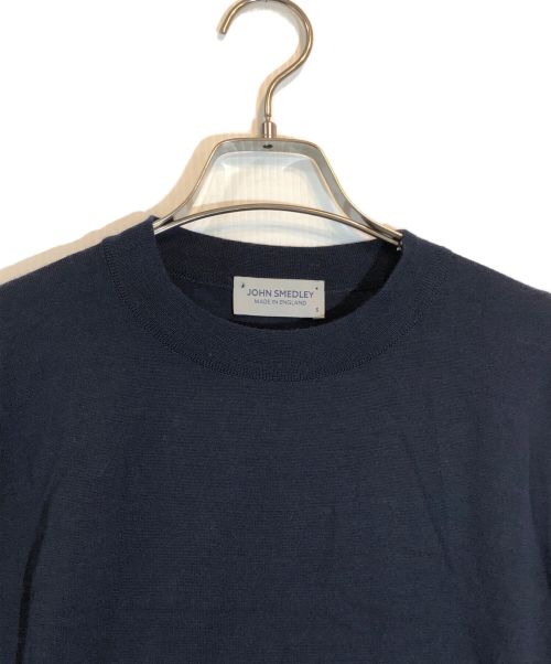 JOHN SMEDLEY（ジョンスメドレー）JOHN SMEDLEY (ジョンスメドレー) ハイゲージウールニット ネイビー サイズ:Sの古着・服飾アイテム