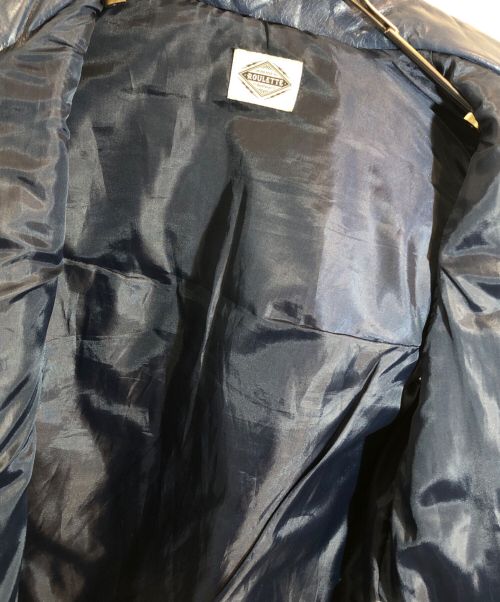 ROULETTE（ルーレット）ROULETTE (ルーレット) 中綿 バッファロー革ベスト ブルー サイズ:SIZE Lの古着・服飾アイテム