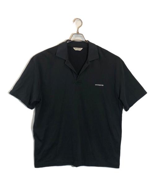 COOTIE PRODUCTIONS（クーティープロダクツ）COOTIE PRODUCTIONS (クーティープロダクツ) ポロシャツ ブラック サイズ:SIZE Sの古着・服飾アイテム