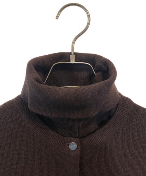 HERMES（エルメス）HERMES (エルメス) カシミヤアンサンブルカーディガン ブラウン サイズ:LAの古着・服飾アイテム