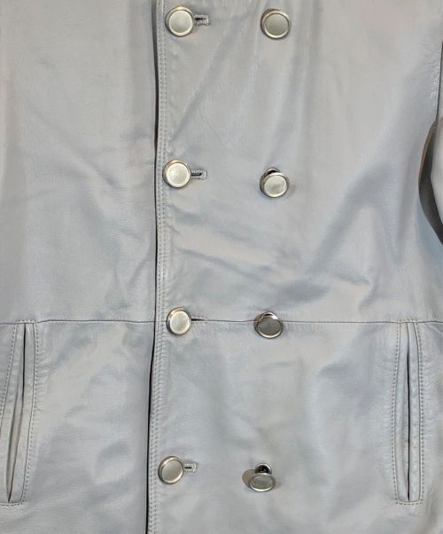 N.HOOLYWOOD（エヌ ハリウッド）N.HOOLYWOOD (エヌ ハリウッド) ナポレオンレザースタジャン グレー サイズ:不明の古着・服飾アイテム