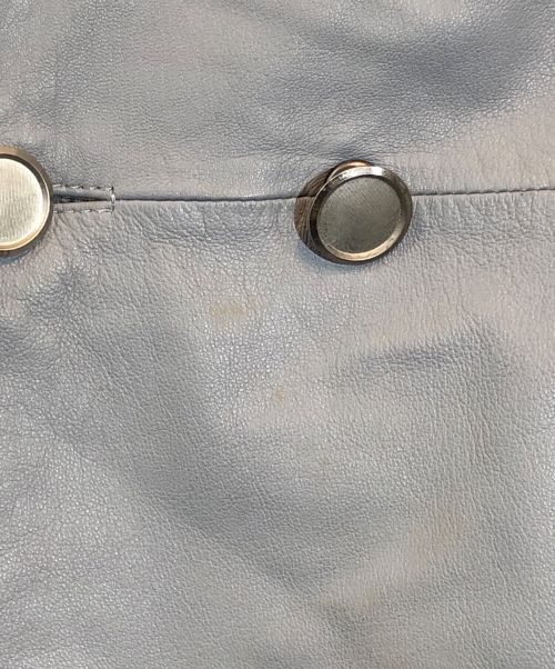 N.HOOLYWOOD（エヌ ハリウッド）N.HOOLYWOOD (エヌ ハリウッド) ナポレオンレザースタジャン グレー サイズ:不明の古着・服飾アイテム