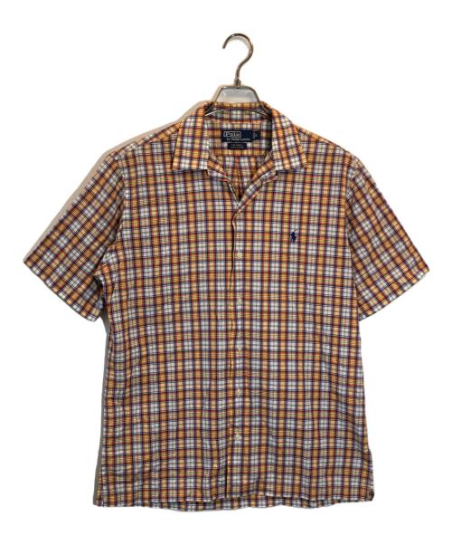 POLO RALPH LAUREN（ポロ・ラルフローレン）POLO RALPH LAUREN (ポロ・ラルフローレン) caldwell オープンカラーシャツ オレンジ サイズ:SIZE Sの古着・服飾アイテム