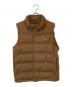 LACOSTE（ラコステ）の古着「ピケダウンベスト」｜ブラウン