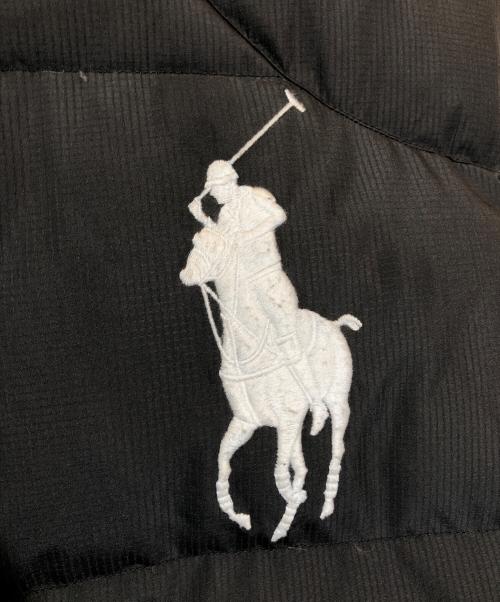 POLO RALPH LAUREN（ポロ・ラルフローレン）POLO RALPH LAUREN (ポロ・ラルフローレン) ビックポニー刺繍ダウンベスト グレー サイズ:Sの古着・服飾アイテム
