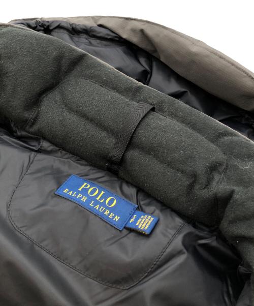 POLO RALPH LAUREN（ポロ・ラルフローレン）POLO RALPH LAUREN (ポロ・ラルフローレン) ビックポニー刺繍ダウンベスト グレー サイズ:Sの古着・服飾アイテム