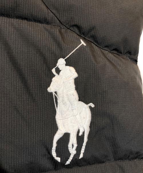 POLO RALPH LAUREN（ポロ・ラルフローレン）POLO RALPH LAUREN (ポロ・ラルフローレン) ビックポニー刺繍ダウンベスト グレー サイズ:XLの古着・服飾アイテム