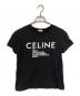 CELINE（セリーヌ）の古着「ロゴプリントTシャツ」｜ブラック