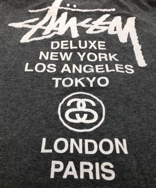 stussy（ステューシー）stussy (ステューシー) FRED PERRY (フレッドペリー) ポロシャツ グレー サイズ:SIZE Sの古着・服飾アイテム