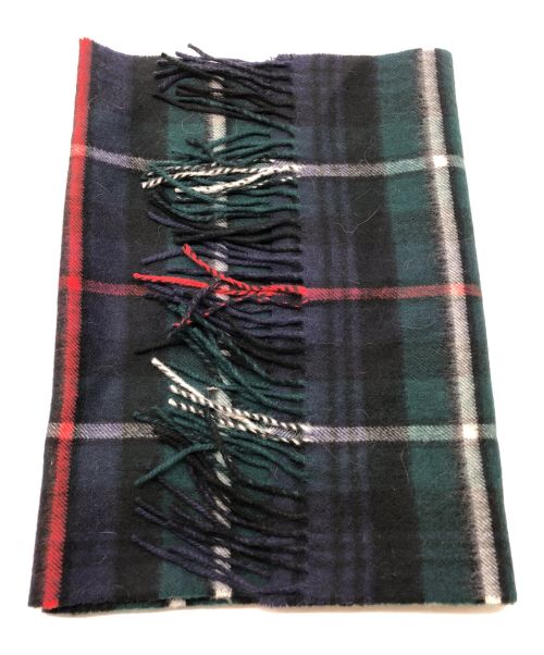 JOHNSTONS OF ELGIN（ジョンストンズオブエルガン）JOHNSTONS OF ELGIN (ジョンストンズオブエルガン) カシミヤマフラー グリーン サイズ:下記参照の古着・服飾アイテム