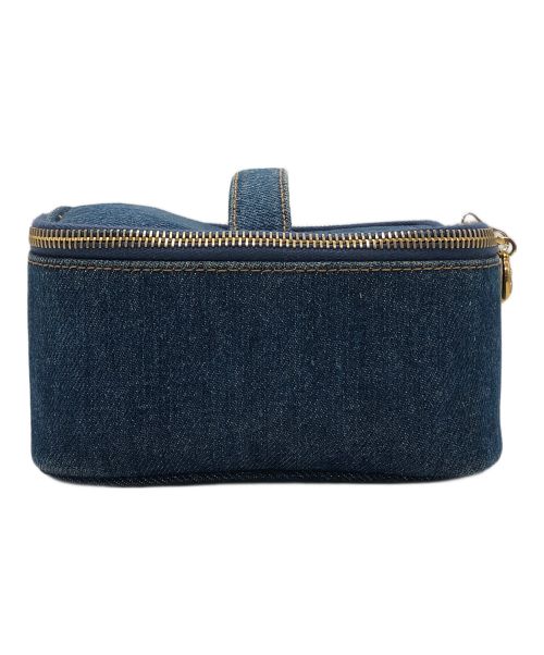 CHANEL（シャネル）CHANEL (シャネル) バニティバッグ ブルーの古着・服飾アイテム