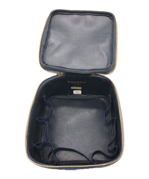 CHANEL（シャネル）CHANEL (シャネル) バニティバッグ ブルーの古着・服飾アイテム