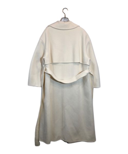 FRAY ID（フレイ アイディー）FRAY ID (フレイ アイディー) ウールトレンチリバーコート アイボリー サイズ:1の古着・服飾アイテム