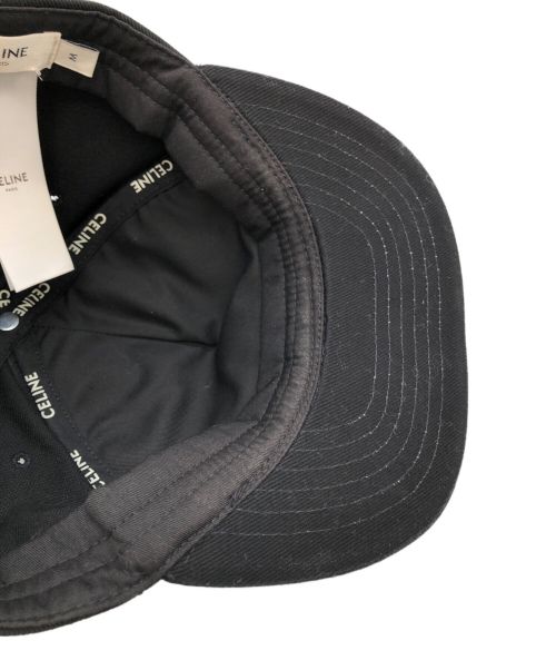 CELINE（セリーヌ）CELINE (セリーヌ) キャップ ブラック サイズ:Mの古着・服飾アイテム