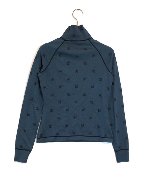 FENDI（フェンディ）FENDI (フェンディ) ロゴハイネックニット ネイビー サイズ:36の古着・服飾アイテム