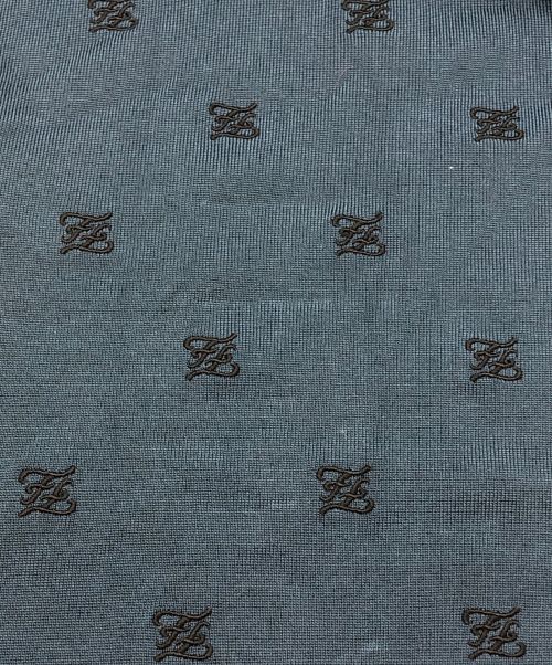 FENDI（フェンディ）FENDI (フェンディ) ロゴハイネックニット ネイビー サイズ:36の古着・服飾アイテム