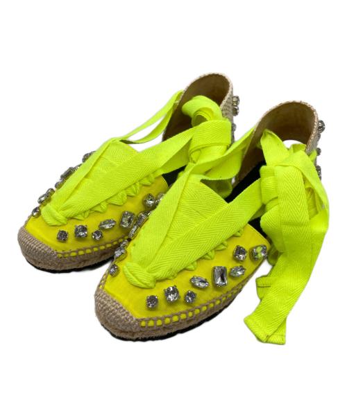 LOEWE（ロエベ）LOEWE (ロエベ) エスパドリーユ イエロー サイズ:37の古着・服飾アイテム