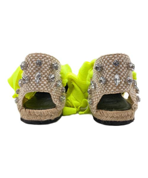 LOEWE（ロエベ）LOEWE (ロエベ) エスパドリーユ イエロー サイズ:37の古着・服飾アイテム