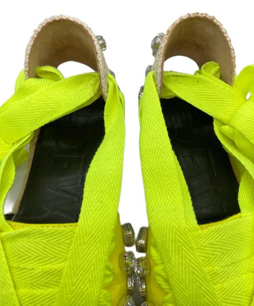 LOEWE（ロエベ）LOEWE (ロエベ) エスパドリーユ イエロー サイズ:37の古着・服飾アイテム