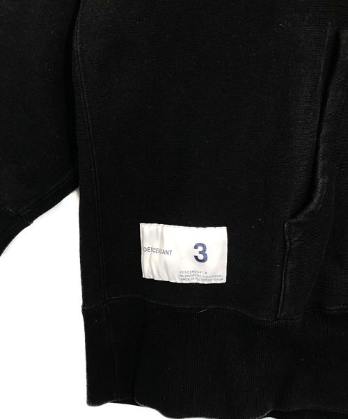 DESCENDANT（ディセンダント）DESCENDANT (ディセンダント) プルオーバーパーカー ブラック サイズ:SIZE 3の古着・服飾アイテム