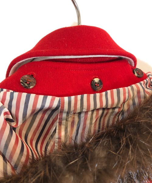 Thom Browne（トムブラウン）Thom Browne (トムブラウン) ダッフルコート レッドの古着・服飾アイテム