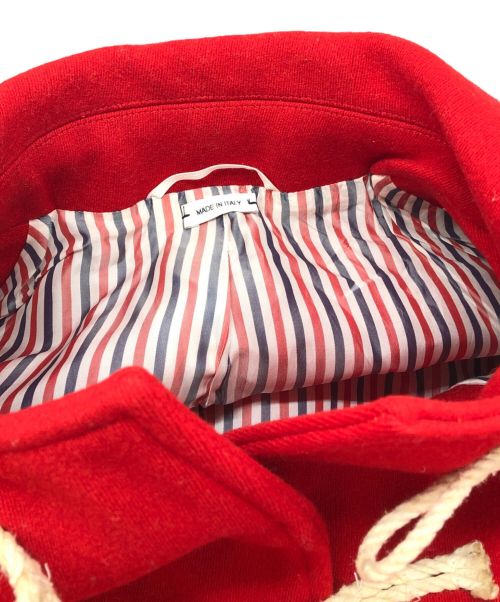 Thom Browne（トムブラウン）Thom Browne (トムブラウン) ダッフルコート レッドの古着・服飾アイテム
