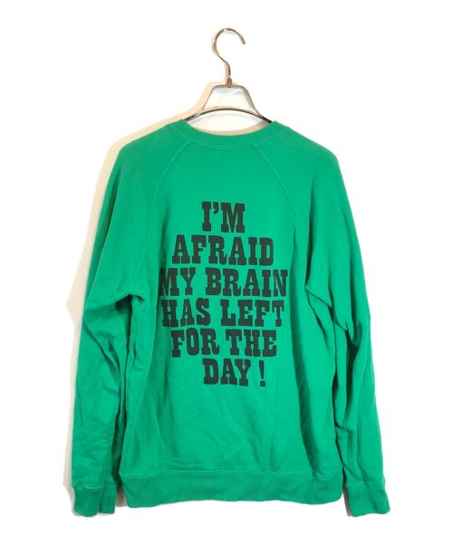 MARC JACOBS（マークジェイコブズ）MARC JACOBS (マークジェイコブス) PEANUTS (ピーナッツ) ラグランスウェット グリーン サイズ:Sの古着・服飾アイテム