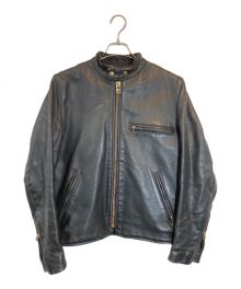 VANSON（バンソン）の古着「レザージャケット」｜ブラック