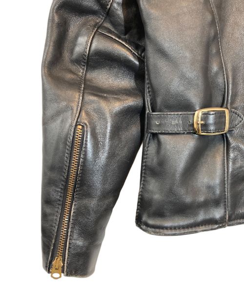 VANSON（バンソン）VANSON (バンソン) レザージャケット ブラック サイズ:SIZE 38の古着・服飾アイテム