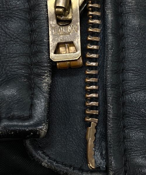 VANSON（バンソン）VANSON (バンソン) レザージャケット ブラック サイズ:SIZE 38の古着・服飾アイテム