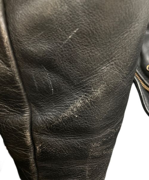 VANSON（バンソン）VANSON (バンソン) レザージャケット ブラック サイズ:SIZE 38の古着・服飾アイテム