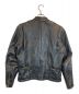 VANSON (バンソン) レザージャケット ブラック サイズ:SIZE 38：24000円