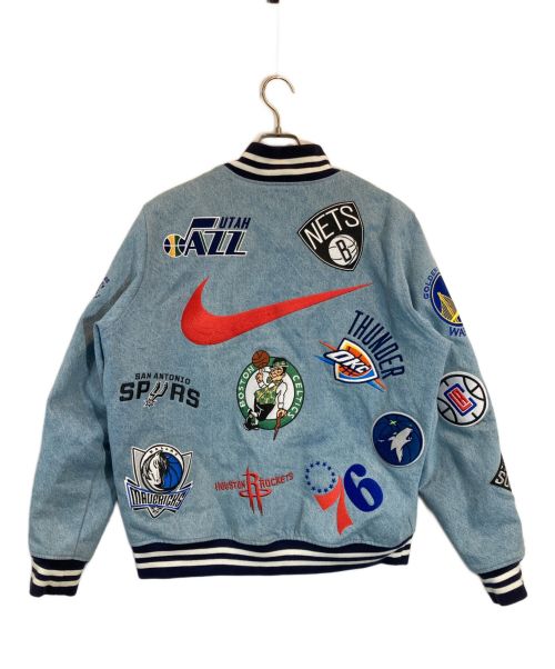 SUPREME（シュプリーム）SUPREME (シュプリーム) NIKE (ナイキ) NBA Denim Warm-Up Jacket インディゴ サイズ:SIZE Mの古着・服飾アイテム