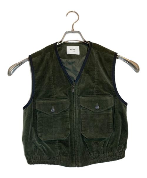 Ameri（アメリ）Ameri (アメリ) ベスト カーキ サイズ:Fの古着・服飾アイテム