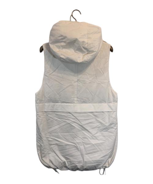 GALERIE VIE（ギャルリーヴィー）GALERIE VIE (ギャルリーヴィー) コットンピーチダウン ロングベスト ホワイト サイズ:SIZE 36の古着・服飾アイテム