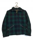 COOTIE PRODUCTIONSクーティープロダクツ）の古着「ウールチェックフィールドジャケット」｜グリーン