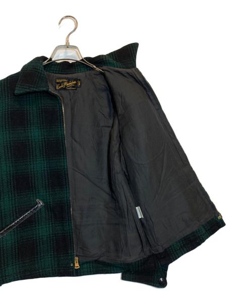 COOTIE PRODUCTIONS（クーティープロダクツ）COOTIE PRODUCTIONS (クーティープロダクツ) ウールチェックフィールドジャケット グリーン サイズ:SMALLの古着・服飾アイテム