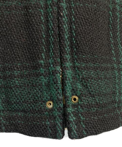 COOTIE PRODUCTIONS（クーティープロダクツ）COOTIE PRODUCTIONS (クーティープロダクツ) ウールチェックフィールドジャケット グリーン サイズ:SMALLの古着・服飾アイテム