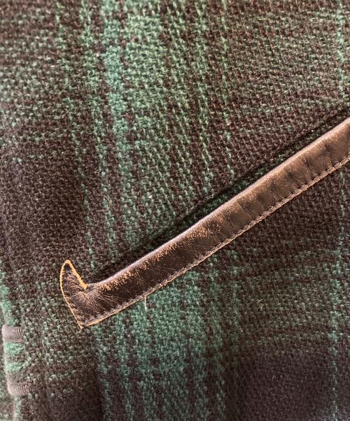 COOTIE PRODUCTIONS（クーティープロダクツ）COOTIE PRODUCTIONS (クーティープロダクツ) ウールチェックフィールドジャケット グリーン サイズ:SMALLの古着・服飾アイテム