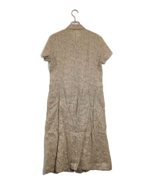 CHANEL（シャネル）CHANEL (シャネル) ラミーニュースペーパーシャツワンピース ベージュ サイズ:42の古着・服飾アイテム