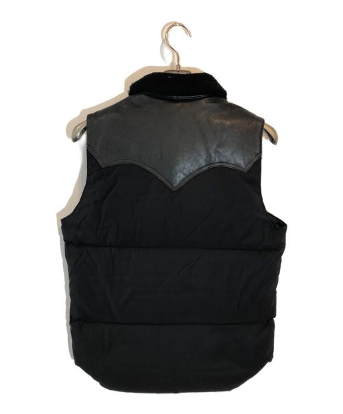 Rockmount Ranch Wear（ロックマウントランチウェア）Rockmount Ranch Wear (ロックマウントランチウェア) BEAUTY&YOUTH (ビューティーアンドユース) ダウンベスト ブラック サイズ:４０の古着・服飾アイテム