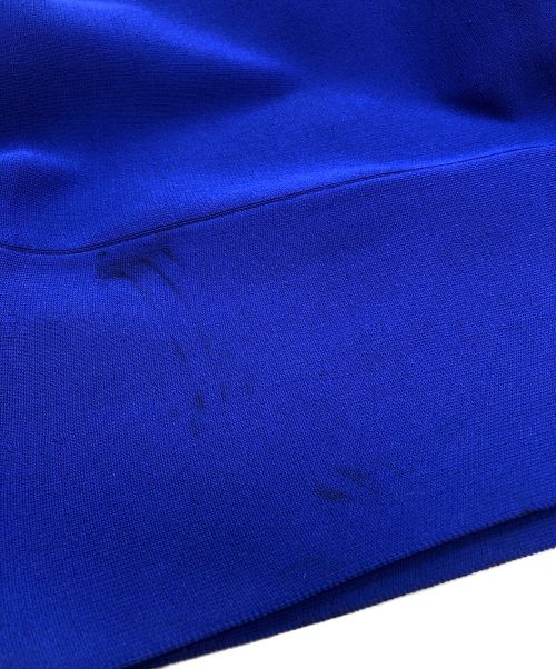 UN3D.（アンスリード）UN3D. (アンスリード) ウェーブラインミックスニットワンピース ブラック×ブルー サイズ:36の古着・服飾アイテム