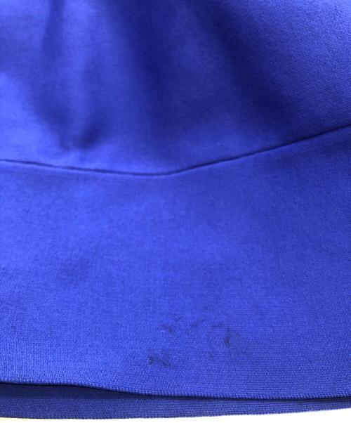 UN3D.（アンスリード）UN3D. (アンスリード) ウェーブラインミックスニットワンピース ブラック×ブルー サイズ:36の古着・服飾アイテム